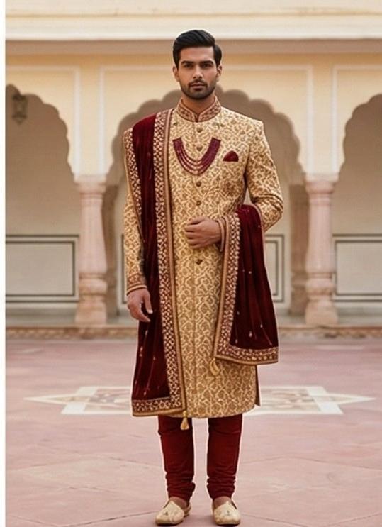 Sherwani wedding attire